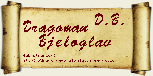 Dragoman Bjeloglav vizit kartica